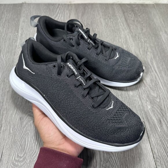 Hoka One One Womens Hupana Flow 1106693 BDSD Black Running Shoes